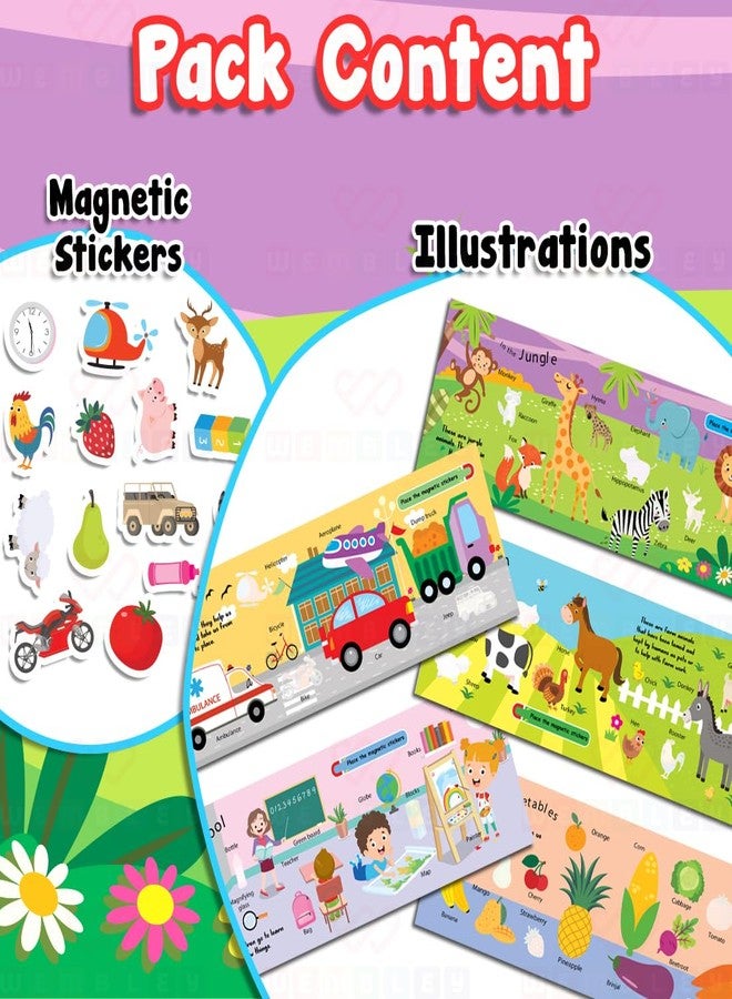 Wembley My First Numbers Magnetic Play Book Set Early Learning Preschool Skills for Kids Children, Toddlers Preschool Activities Birthday Gift - Ages 2+ Years - Image 2